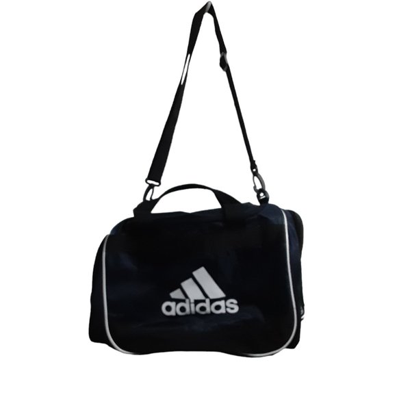 Adidas Duffle Gym Bag ASHL Hockey/Molson Canadian Navy White 3 Stripe - Picture 1 of 4